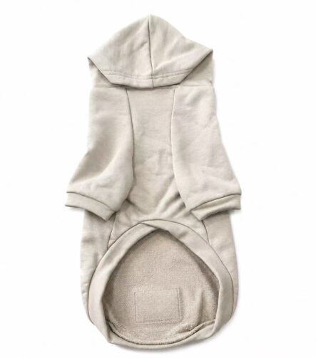 Custom dog hoodie back view
