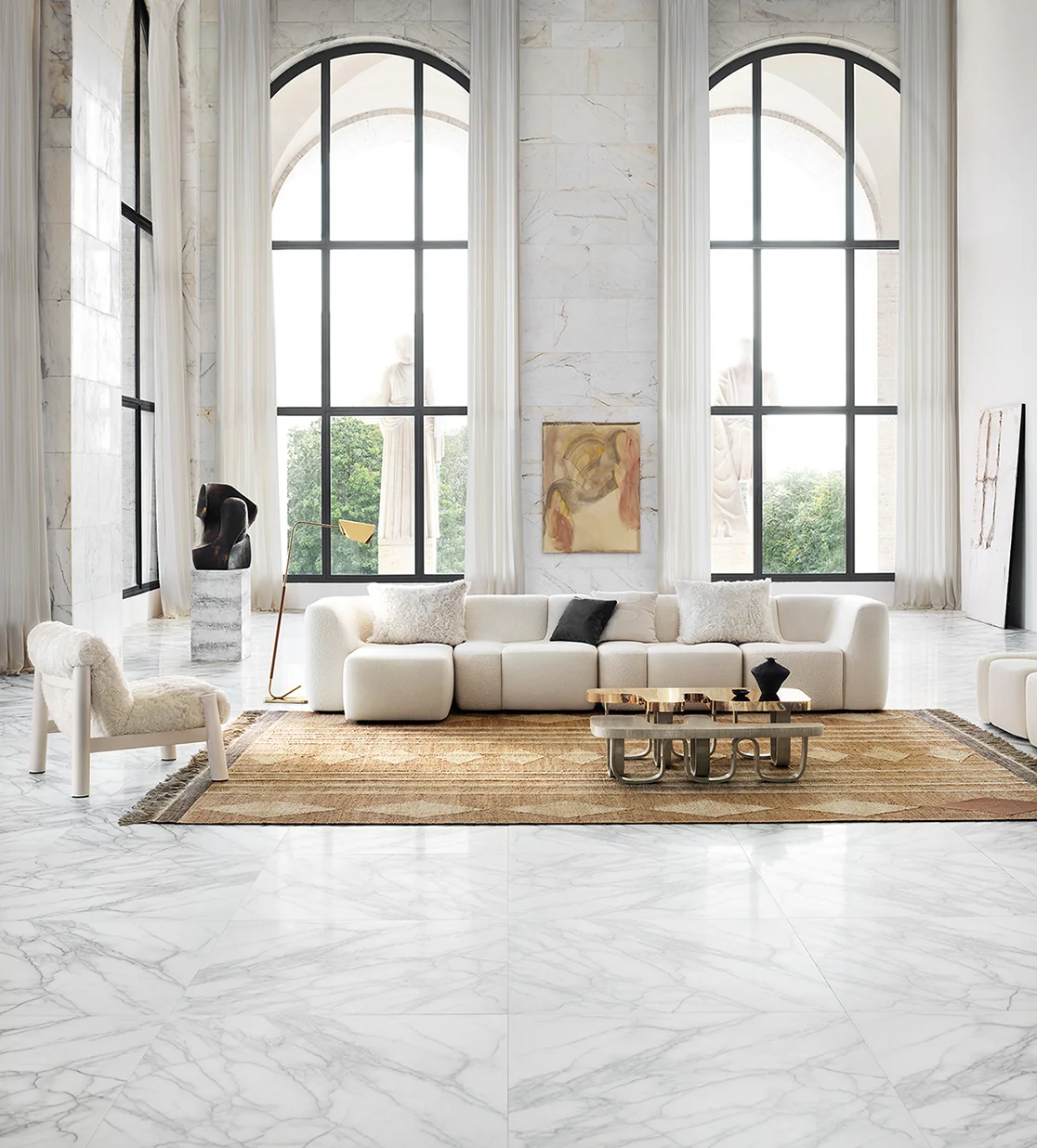 Elegant Saelher home interior living room